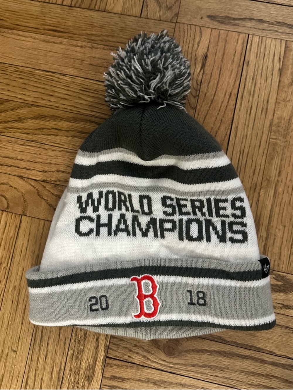 47 Brand MLB Boston Red Sox 2018 World Series Champs Winter Hat/Beanie NWOT